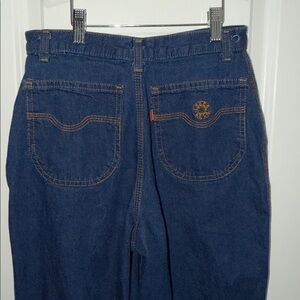 Vtg Orange Tab 1980’s Levi’s Petites Straight 26 2 4 Wavy Arc Sunburst Pockets